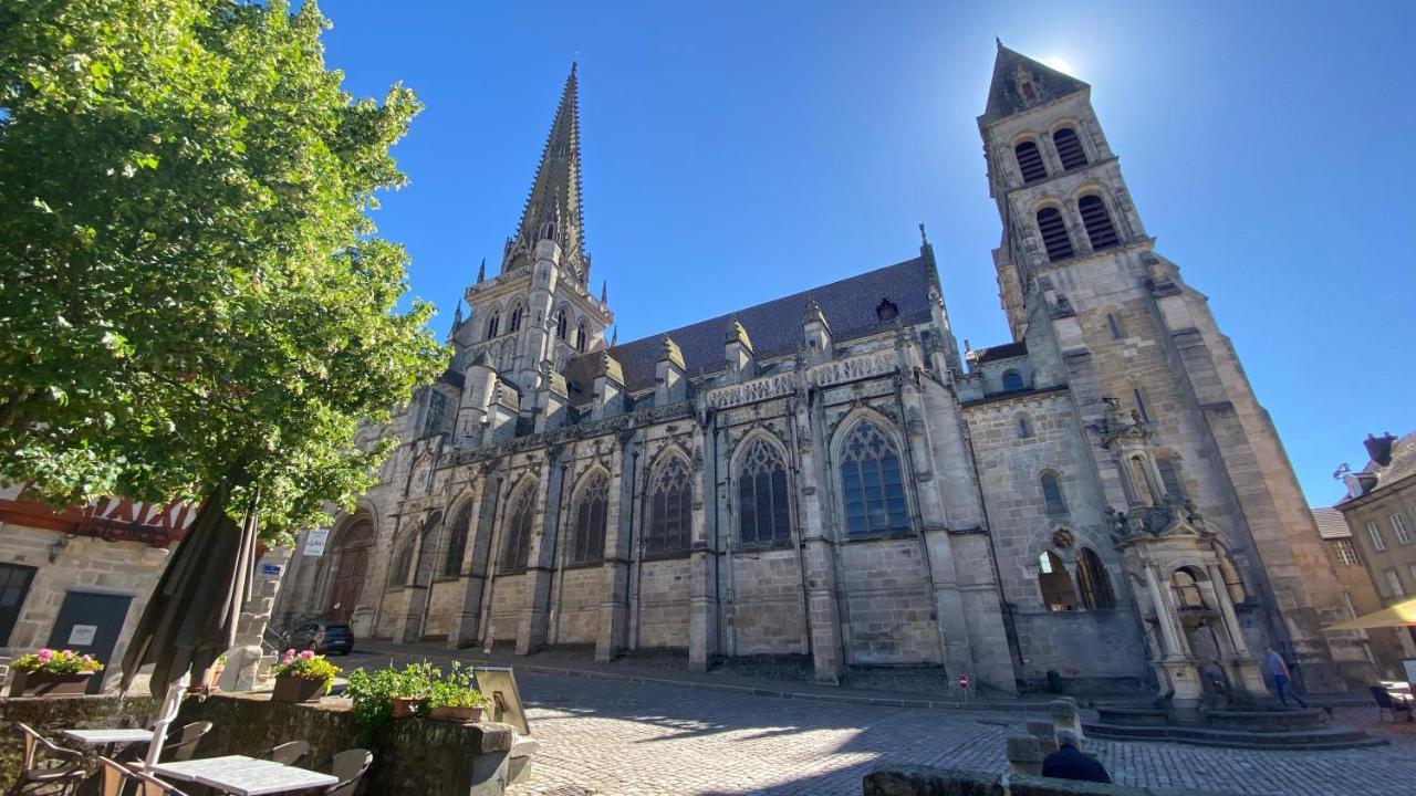 Studio, Appartement 4-7 pers et Suite détente avec Spa Quartier Cathédrale Autun Esterno foto
